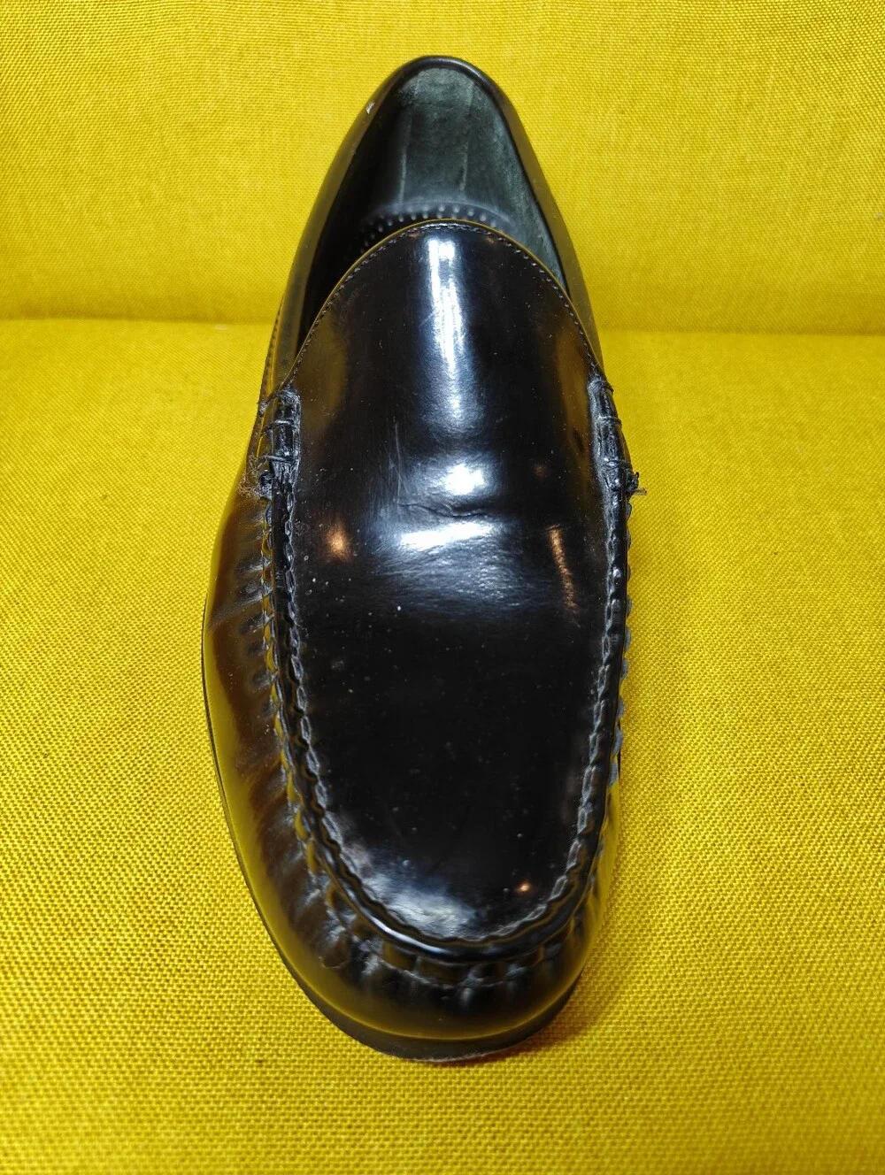 Allen Edmonds Preston Loafers Black Patent Leather Slip On Dress Shoe Men's 10.5
